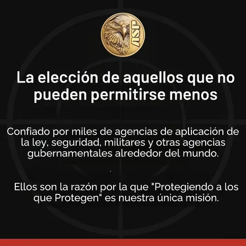 Vista 5 de Cuchillo rojo ASP, polímero moldeado para un entrenamiento seguro