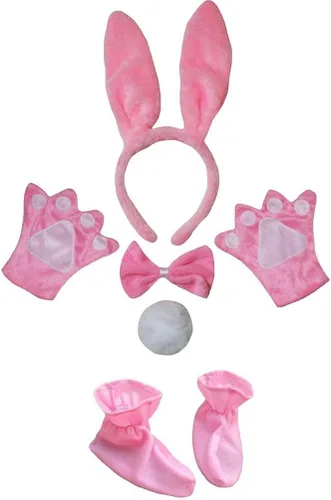 Vista 18 de Petitebella Combinado Animal Diadema Bowtie Cola Guantes Zapatos 5pc Disfraz 1-5 años Oso