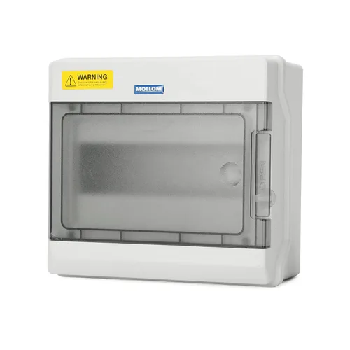 Vista 25 de MOLLOM Caja de protección de distribución MCB del disyuntor de 2 vías Ht