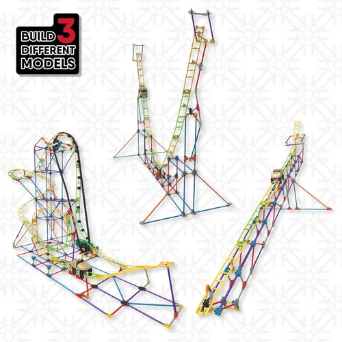 Vista 3 de K'NEX Education - Exploraciones STEM: Set de construcción de montaña rusa, 546 piezas, set de construcción creativa, a partir de 8 años