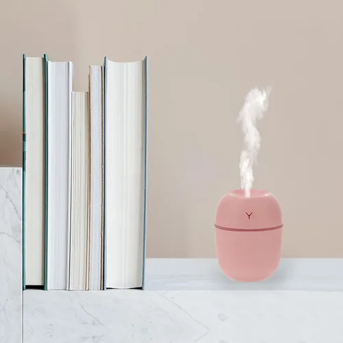 Vista 4 de Ciieeo Mini humidificador portátil USB silencioso humectante de aire para el hogar y la oficina, humidificador de escritorio ligero y silencioso