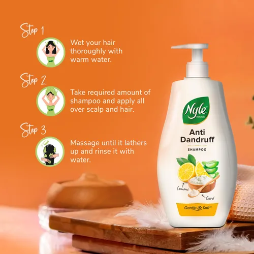 Vista 6 de Nyle Champú anticaspa, 27.1 fl oz