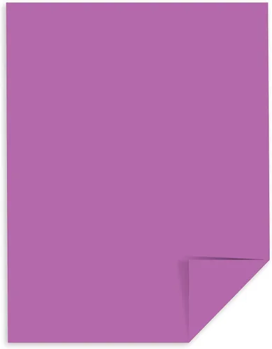 Vista 2 de Neenah Astrobrights Premium Color Paper, 24 lb, 8.5 x 11 Inches, 500 Sheets, Planetary Purple (22671)