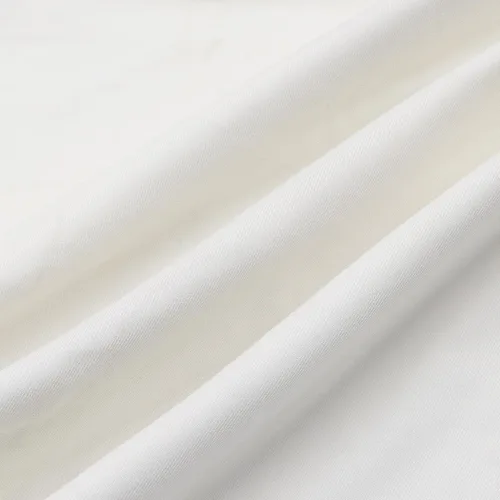 Vista 2 de Tela de punto de poliéster de doble cepillado de color sólido 4 vías elástico Spandex tejido de punto DBP tela por yarda para costura de ropa