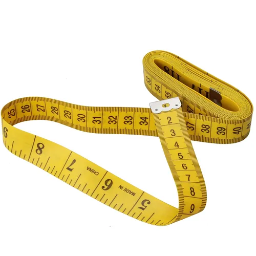 Vista 5 de Wisdompro Cinta métrica suave de 120 pulgadas para coser tela a medida, medida del cuerpo, indexada en unidades métricas y estándar, práctica regla