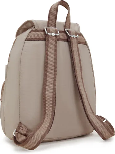 Vista 2 de Kipling Mochila Seoul Cu para mujer, Gris pardo (Dusty Taupe), Kipling Mochila Seoul Cu para mujer