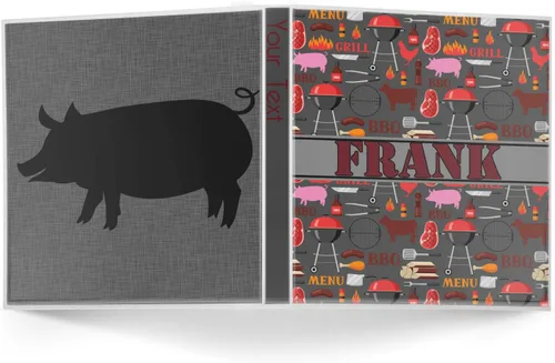Vista 2 de Carpeta de 3 anillas para barbacoa - 1 pulgada (personalizada)