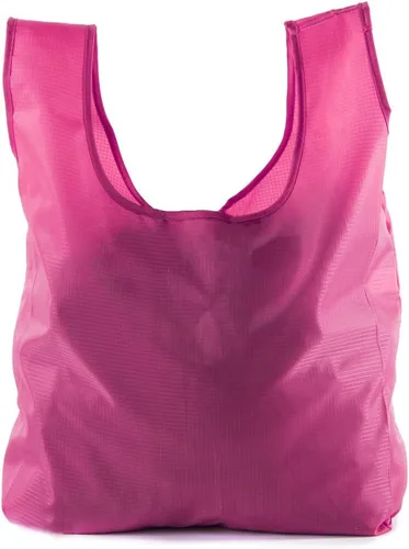 Vista 14 de Mato & Hash Bolsas de comestibles reutilizables Plegables con bolsa de cuerda integrada Bolsa de nailon Ripstop