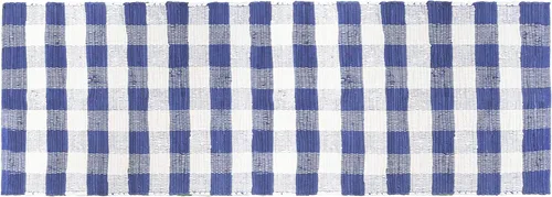 Vista 11 de GLAMBURG Alfombra de cuadros de búfalo de algodón lavable, tapete de bienvenida a cuadros tejida a mano 18x30 para cocina, baño, porche, lavandería