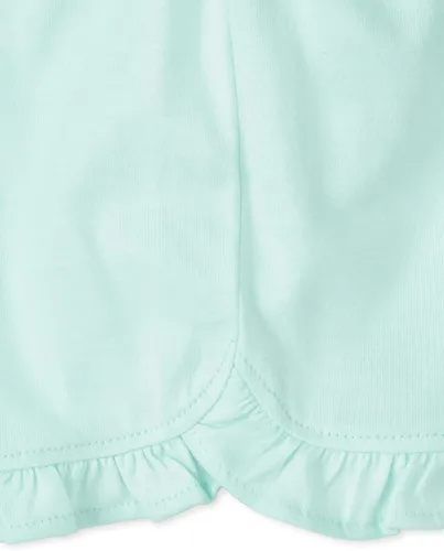 Vista 3 de The Children's Place Girls' 4 Pack Unisex Baby Basic Everyday, 100% Cotton, Shorts 4-Pack