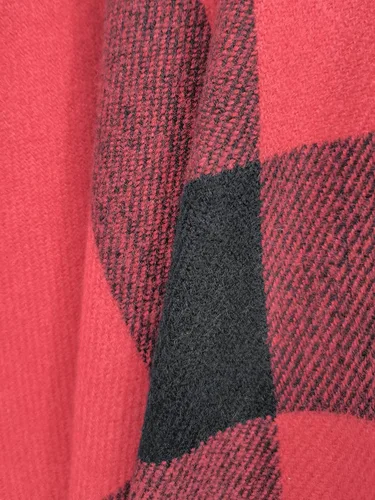 Vista 104 de Moss Rose Chal de viaje para mujer, capa tipo poncho de frente abierto para otoño e invierno