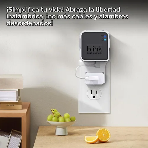 Vista 3 de Unidad flash USB Blink de 256 GB y soporte de pared para Blink Sync Module 2 con cable corto, ahorra espacio, sin cables desordenados, soporte