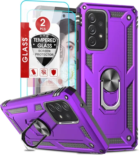 Vista 43 de LeYi Funda para Moto G Stylus 2022 4G (no compatible con 5G), funda para Moto G Stylus con 2 protectores de pantalla, funda protectora de grado Oro
