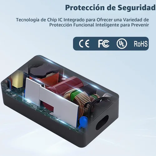 Vista 5 de Cargador Surface Pro de 65 W, cargador de computadora portátil compatible con Microsoft Surface Pro11 10 9 8 7+ 7 6 5 4 X, compatible con portátiles