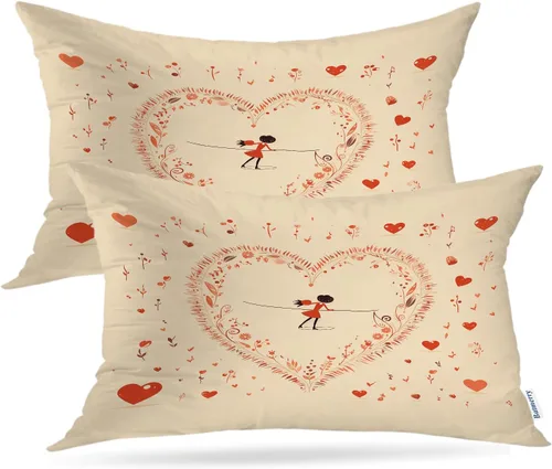Vista 99 de Batmerry Fundas de almohada de bosque de arce otoñal, casas de sillas de madera, hojas amarillas, fundas de almohada decorativas, impresión digital