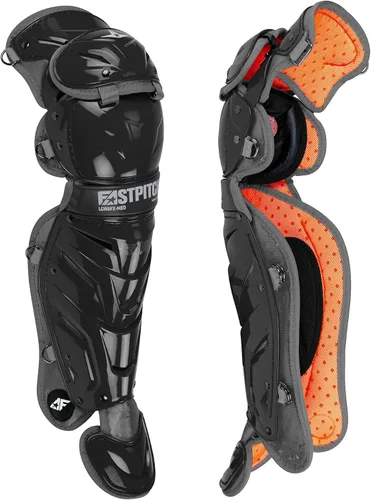 Vista 8 de All-Star Adult System 7 - Protector de piernas, recortado gris, corto de 15.5 pulgadas de longitud