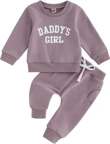 Vista 26 de Conjunto de sudadera con estampado para bebé y niña, sudadera larga para otoño e invierno
