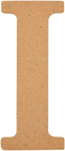 Vista 53 de Plaid Letra de madera sin terminar, superficie de madera de 5" perfecta para proyectos de bricolaje, artes y manualidades, 63572