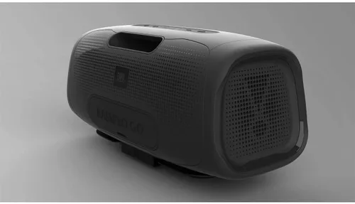 Vista 6 de JBL BassPro Go - Subwoofer alimentado para vehículo y altavoz Bluetooth portátil de rango completo, Negro
