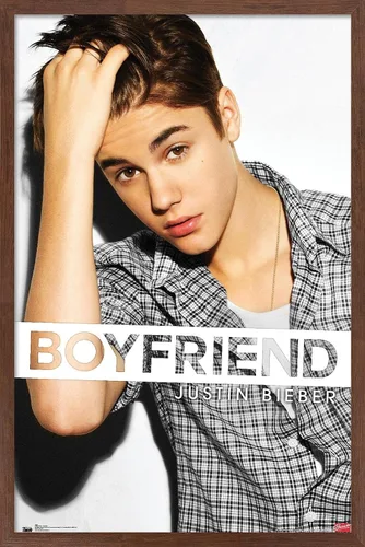 Vista 9 de Trends International Justin Bieber - Póster de pared de novio, 14.725 x 22.375 pulgadas, versión enmarcada de madera de granero Versión enmarcada