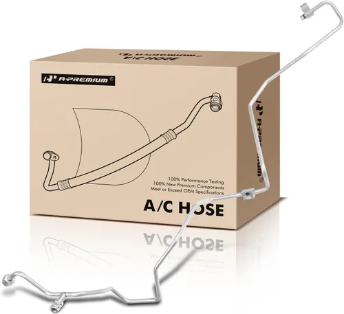 Vista 10 de A-Premium - Conjunto de manguera de línea de descarga A/C compatible con Honda para Civic 2006-2011 1.8L, alta presión, compresor a condensador