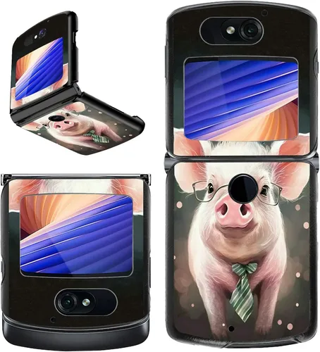Vista 11 de Rossy Funda para Motorola Razr Plus 2023 para Moto Razr+ 2023 con patrón de niña africana para mujeres y hombres, ultra delgada, ligera