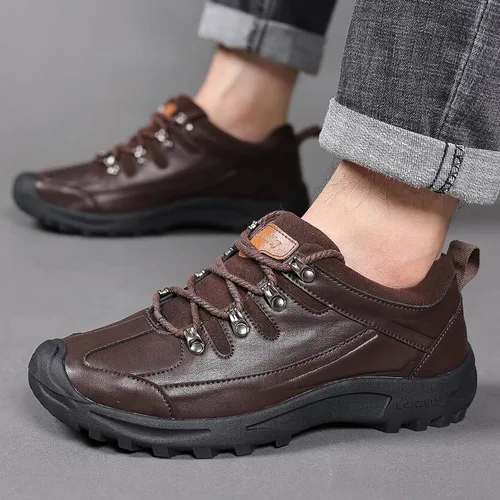 Vista 6 de Coramtty Mocasines para hombre cómodos con cordones informales a la moda para exteriores para hombre
