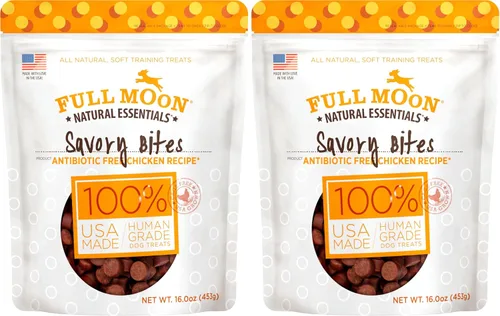 Vista 11 de Full Moon® Essential Beef Savory Bites Dog Treats 14 oz