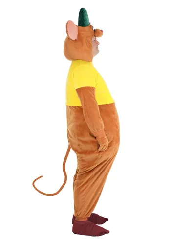 Vista 5 de Disfraz Deluxe Gus Gus Disney Cenicienta para Hombre Talla Plus Multicolor