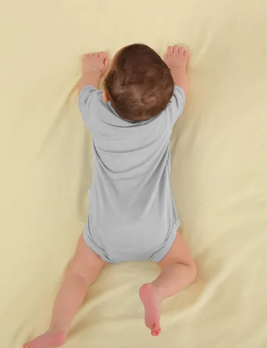 Vista 31 de Jimonda Body de rayón de bambú de manga corta para bebés, niños y niñas, trajes suaves para recién nacidos