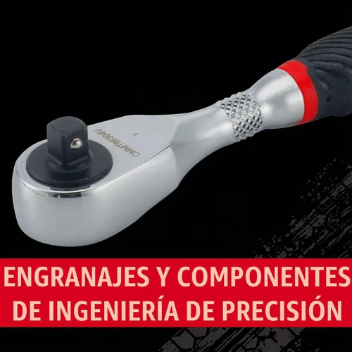 Vista 6 de CRAFTSMAN Trinquete Serie V, accionamiento de 1/4 pulgada, 80 dientes, agarre cómodo (CMMT86304V)
