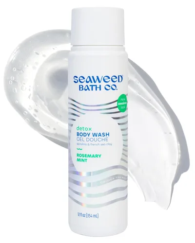 Vista 14 de Seaweed Bath Co. Gel de Ducha Energize, Aroma a Pomelo Naranja, 12 Onzas, Gel de Ducha para Hombres y Mujeres, Vegano, Sin Parabenos, Sin Sulfatos