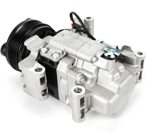 Vista 6 de Compresor de CA, compresor del A/C con el embrague para 2004-2009 57463