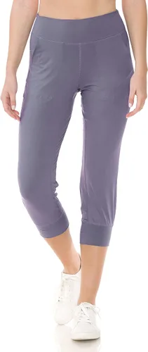 Vista 57 de Leggings Depot ActiveFlex Jogger - Pantalones de yoga para mujer con bolsillos Negro