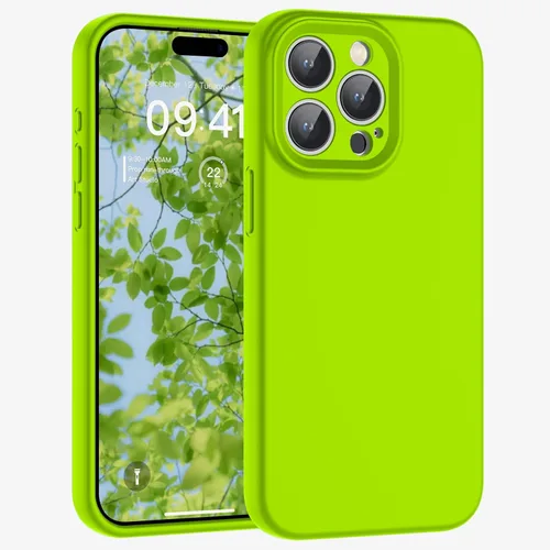 Vista 182 de SUPFINE - Funda diseñada para iPhone 12, silicona líquida premium con [forro de microfibra suave antiarañazos][protección de cámara mejorada], funda