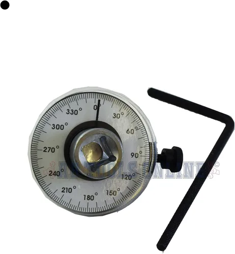 Vista 5 de Medidor de ángulo de esfuerzo de torsión del Dr. del 1/2" para la llave dinamométrica 0-360 grados TE963