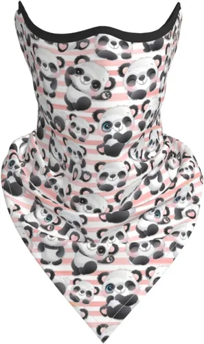 Vista 2 de Polaina para el cuello, bandanas para hombres y mujeres, cubierta de bufanda para la cara con rayos UV, con agujero para las orejas, máscara facial