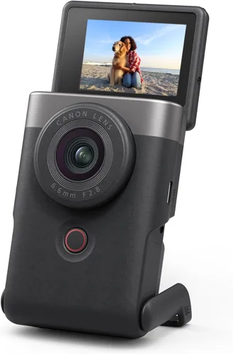 Vista 14 de Canon PowerShot V10 Cámara compacta para vlogging, sensor CMOS de 1 pulgada, transmisión de video 4K, lente de zoom de ángulo ancho integrado, LCD