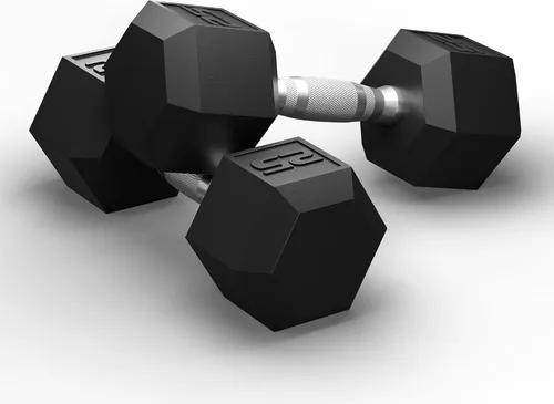 Vista 9 de GRETERST Juego de mancuernas hexagonales con revestimiento de goma, pesas de mano para ejercicio y fitness para gimnasio en casa, entrenamiento