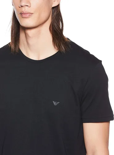 Vista 4 de Emporio Armani Remera cuello caja para hombre, pack de 3