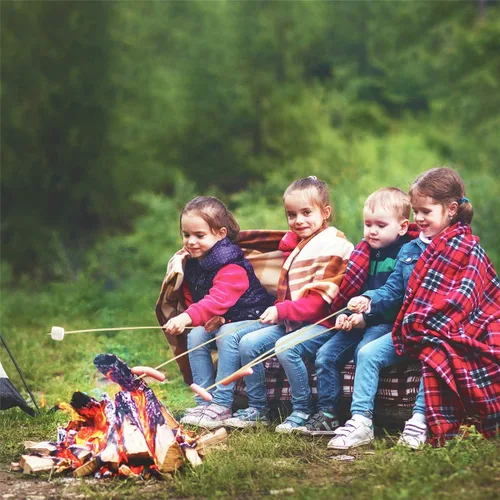 Vista 7 de Smores Sticks - Palitos desechables de 36 pulgadas de largo y 0.197 in de grosor, 120 unidades de palos de bambú para asar malvaviscos, palitos