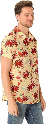 Vista 3 de Novedades en camisas de manga corta con botones para hombre