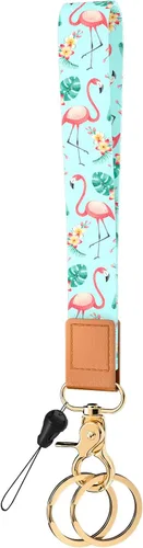 Vista 36 de Llavero de pulsera para mujeres y hombres, soporte para llavero, cordón de muñeca para llaves Animal