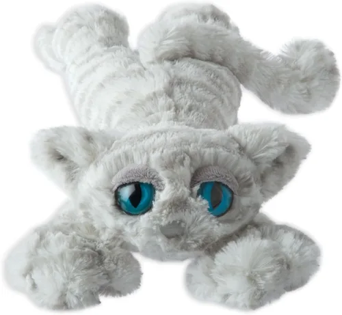 Vista 7 de Manhattan Toy Lanky Cats Mochi - Gato rosa de peluche, tamaño grande