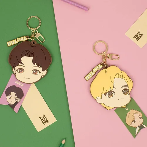 Vista 4 de BTS TinyTan Dynamite Mirror Llavero Llavero Accesssories (Jimin), Amarillo
