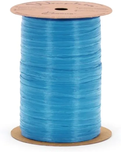 Vista 15 de Berwick Offray Cinta de rafia mate de 1/4" de ancho, verde manzana, 100 yardas, 0.276 in