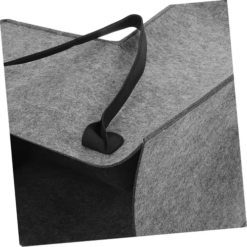 Vista 5 de CHILDWEET Cesta de lavandería de fieltro con forma y cesta de almacenamiento de juguetes, organizador para escaleras del hogar y cuarto de lavado