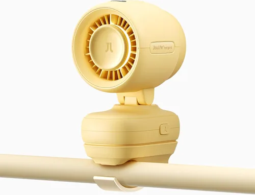 Vista 8 de JISULIFE Ventilador de clip 2026: pequeño y elegante con enfriamiento de 38 Azul