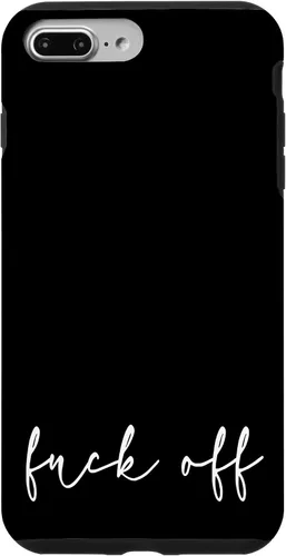 Vista 12 de Fuck Off - Carcasa para iPhone 17, diseño bohemio, con marco dorado, elegante y cursivo