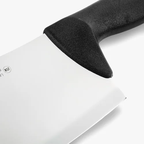 Vista 4 de Arcos Cuchillo de carnicero de acero inoxidable nitrum de 8 pulgadas y hoja de 7.874 in. Cuchillo de carnicero profesional. Mango ergonómico de Negro